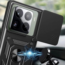 Чохол Ummi Camshield Serge Ring для Xiaomi 15 – Чорний