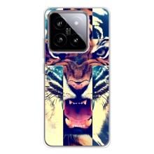 Чехлы с изображением разных животных для Xiaomi 15 (Яркий Тигр)