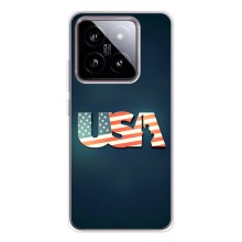 Чехол Флаг USA для Xiaomi 15