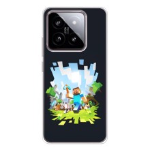 Чехол Майнкрафт на Xiaomi 15 (AlphaPrint) Minecraft (персонажи Minecraft)