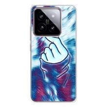 Чохол з принтом для Xiaomi 15 (AlphaPrint - Знак сердечка)