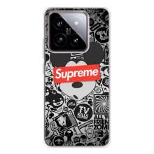 Чехол с Брендами одежды на Сяоми 15 – Supreme Маус