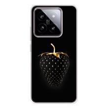 Чехол с изображением  вкусной еды для Xiaomi 15 – Чёрная клубника