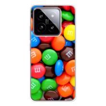 Чехол с изображением  вкусной еды для Xiaomi 15 – Разноцветные M&M'S