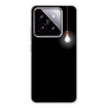 Чохол з картинками на чорному фоні для Xiaomi 15 – Лампочка