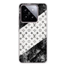 Чехол Стиль Louis Vuitton на Xiaomi 15 (LV на белом)