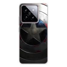 Чехол с Щитом Капитана Америки на Xiaomi 15 – Ретро Щит Капитана