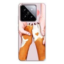 Чехол (ТПУ) Милые собачки для Xiaomi 15 – Любовь к собакам