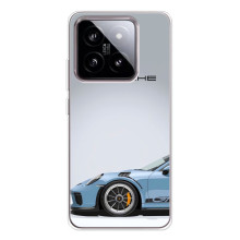 Чохол з авто Порше для Xiaomi 15 – Блакитний Порше
