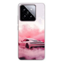 Чохол з авто Порше для Xiaomi 15 – Рожевий Порше