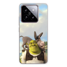 Чохол з мультфільмом Шрек на Xiaomi 15 – Шрек і осел