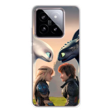 Чехол как приручить дракона на Xiaomi 15 – Гикавка и Астрид