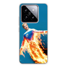 Чехол с принтом Фантастическая четверка для Xiaomi 15 – Человек-Факел