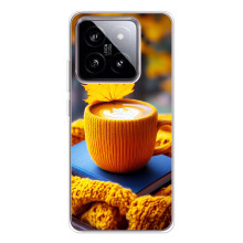 Чохол з унікальним дизайном 'Осінь з кавою' для Xiaomi 15 – Кава з жовтим