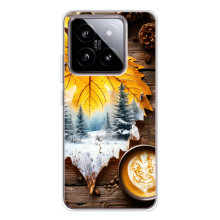 Чохол з унікальним дизайном 'Осінь з кавою' для Xiaomi 15 – Осінньо-зимове кава