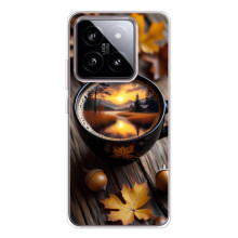 Чохол з унікальним дизайном 'Осінь з кавою' для Xiaomi 15 – Темна кава
