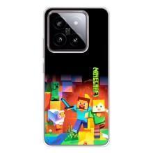 Чохли для Xiaomi 15 (Персонажі МайнКрафт) – Герой Майнкрафт