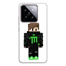 Чохли для Xiaomi 15 (Персонажі МайнКрафт) – Зелений хлопчик