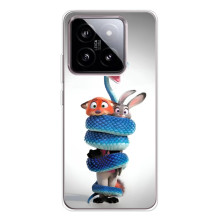 Силиконовый чехол с принтом Зоотрополіс для Xiaomi 15 – Змея Зоо