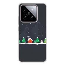 Силіконовий бампер на різдво для Xiaomi 15 (Місто зимове)