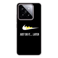 Силиконовый Чехол на Xiaomi 15 с картинкой Nike (Later)