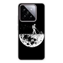Силиконовый Чехол с принтом "Космонавты" на Xiaomi 15 – Космонавт