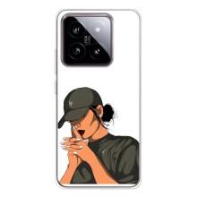 Силіконовый Чохол на Xiaomi 15 з картинкой Модных девушек – У зеленому