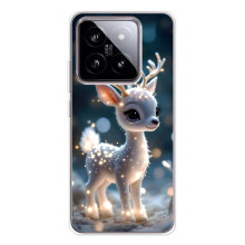 Яскравий чохол для Xiaomi 15 з Зимові Оленята – Блискуче оленятко