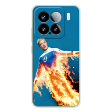 Чехол с принтом Фантастическая четверка для Xiaomi 15S Pro – Человек-Факел
