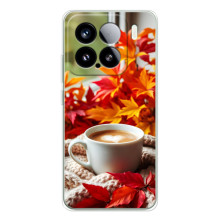 Чехол с уникальным дизайном «Осень с кофе» для Xiaomi 15S Pro