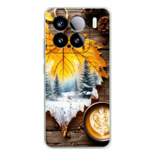 Чехол с уникальным дизайном «Осень с кофе» для Xiaomi 15S Pro – Осенне-зимнее кофе