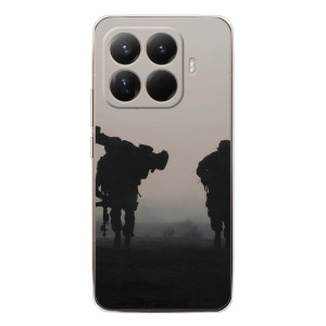 Чехлы на военную тематику для Xiaomi 15T Pro – Бой солдат