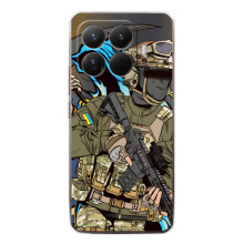 Чехлы с картинкой ЗСУ для Xiaomi 15T Pro (AlphaPrint) (Воїн ЗСУ)