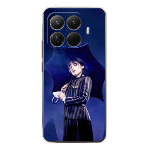 Чохол з картинкою Венсдей на Xiaomi 15T Pro – Венсдей з парасолькою