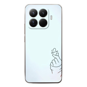 Чехлы (Знак сердечка) на Xiaomi 15T Pro – Сердце на голубом