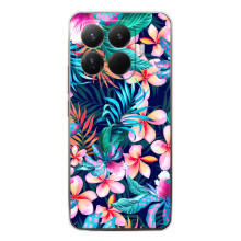 Чехол для Сяоми 15Т Про - с принтом (Дизайнерские) (AlphaPrint) (Красочные цветы)