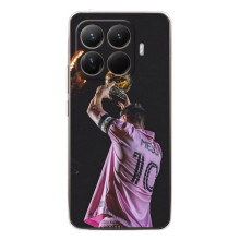 Чехол Месси футболист для Xiaomi 15T Pro – Месси с кубом