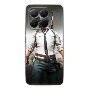 Силиконовый чехол с картинкой "Герой Pubg" на Xiaomi 15T Pro – Пабг