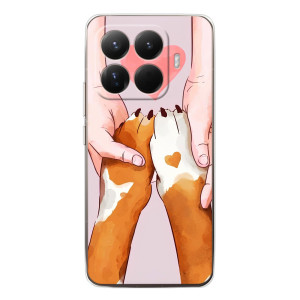 Чехол (ТПУ) Милые собачки для Xiaomi 15T Pro – Любовь к собакам