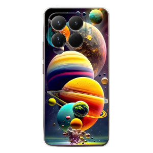 Чехол (ТПУ) с планетами на Xiaomi 15T Pro – Солнечна система