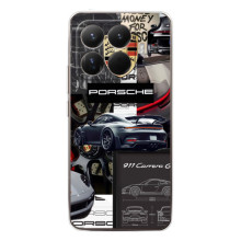 Чохол з авто Порше для Xiaomi 15T Pro – Колаж Порше