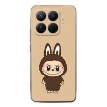 Чехол с Лабубу на Xiaomi 15T Pro (Коричневый Лабубу)