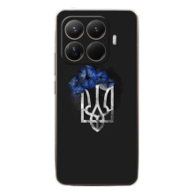 Чехол с украинским гербом на Xiaomi 15T Pro – Герб с цветком
