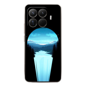 Літній Чохол на Xiaomi 15T Pro – Синій Водоспад