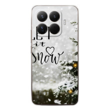 Новогодние, Праздничные Чехлы для Xiaomi 15T Pro - 2024 год (Let it snow)