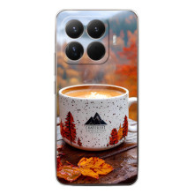 Чехол с уникальным дизайном «Осень с кофе» для Xiaomi 15T Pro – Кофе на природе