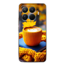 Чехол с уникальным дизайном «Осень с кофе» для Xiaomi 15T Pro – Кофе с жёлтым