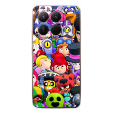 Силиконовый Чехол на Xiaomi 15T Pro с картинкой Brawl Stars – Персонажи