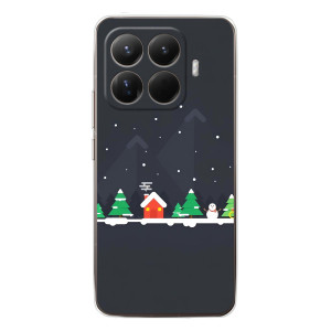 Силіконовий бампер на різдво для Xiaomi 15T Pro (Місто зимове)