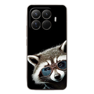 Силіконовий Чохол з Энотами  на Xiaomi 15T Pro – Стильний Єнот